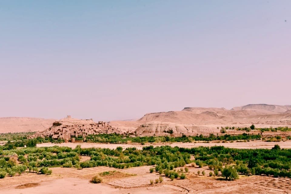 Scenic travel photograph from Morocco